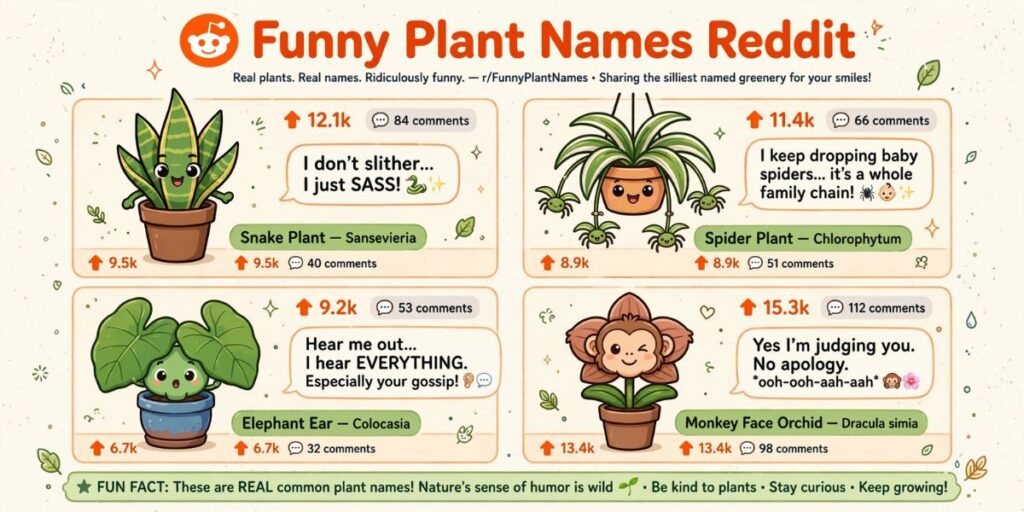 Funny Plant Names Reddit