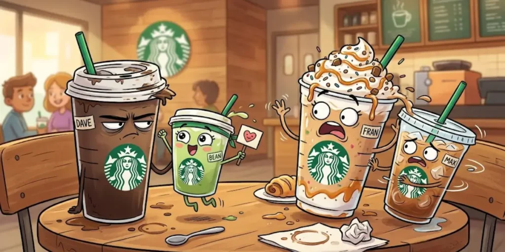 Starbucks Names on Cups Funny