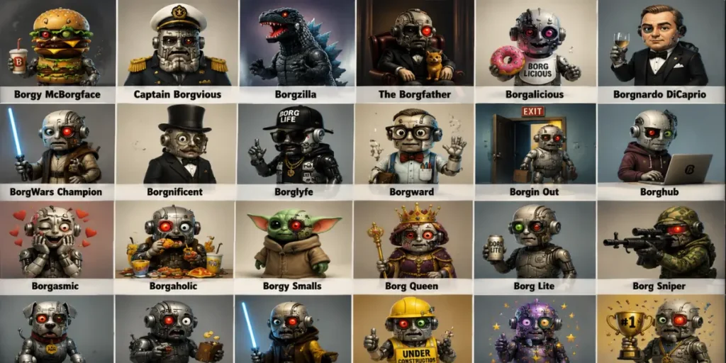 Actually Funny Borg Names