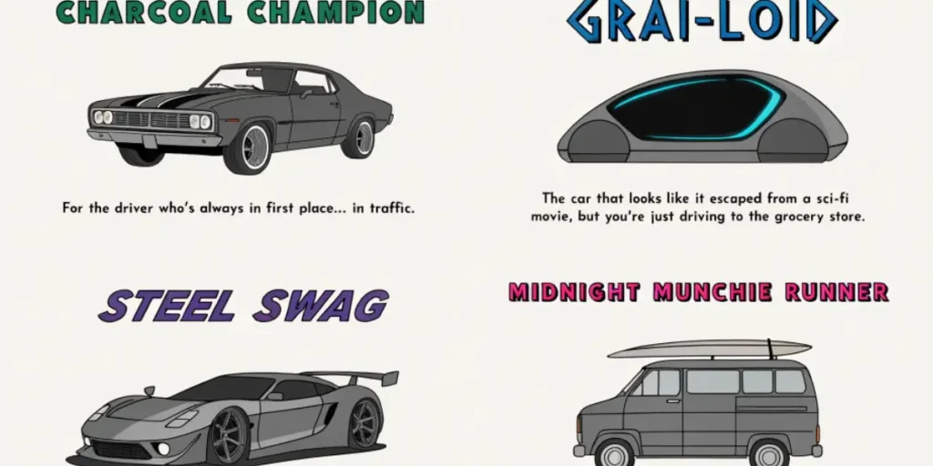 Funny Car Names For Grey Cars