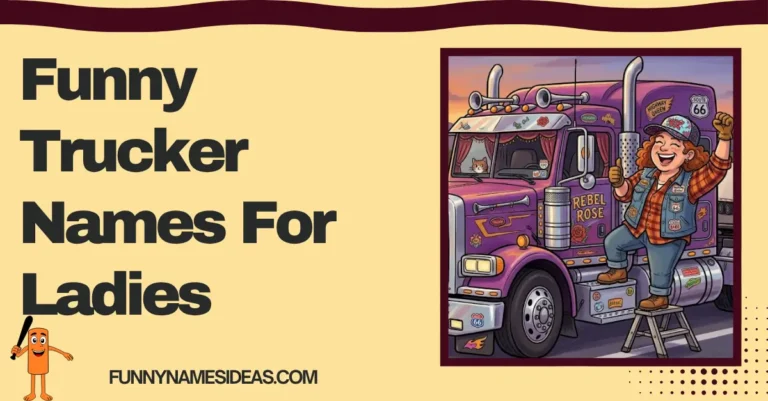 Funny Trucker Names For Ladies