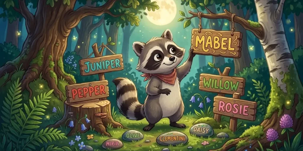 Raccoon Names Girl
