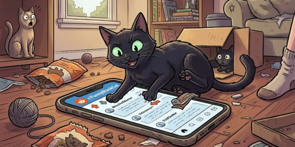 Funny Black Cat Names Male