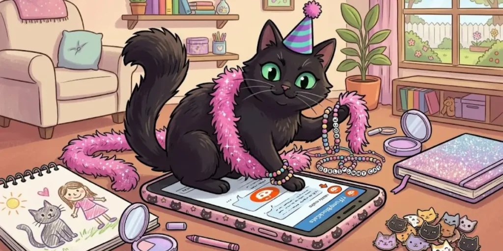 Funny Black Cat Names for Girls