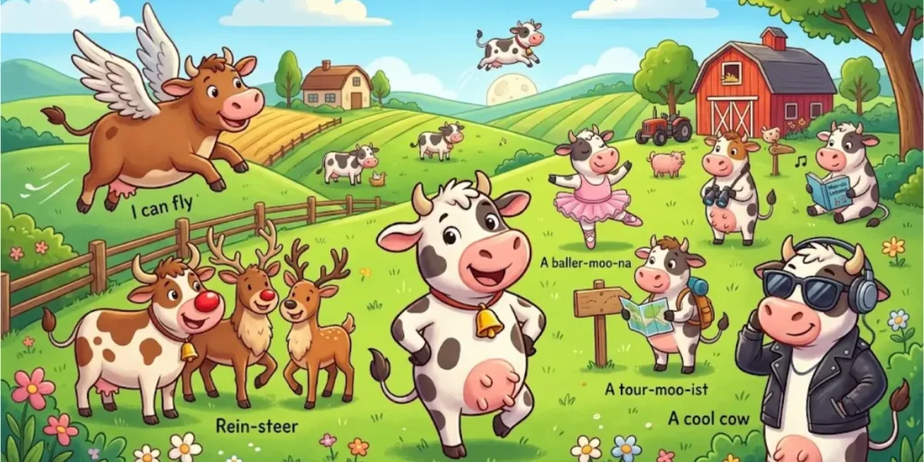 Funny Cow Names Puns