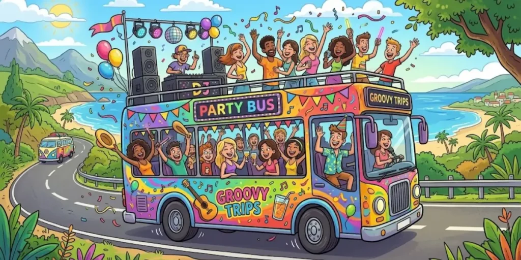 Funny Party Bus Names for Group Trips