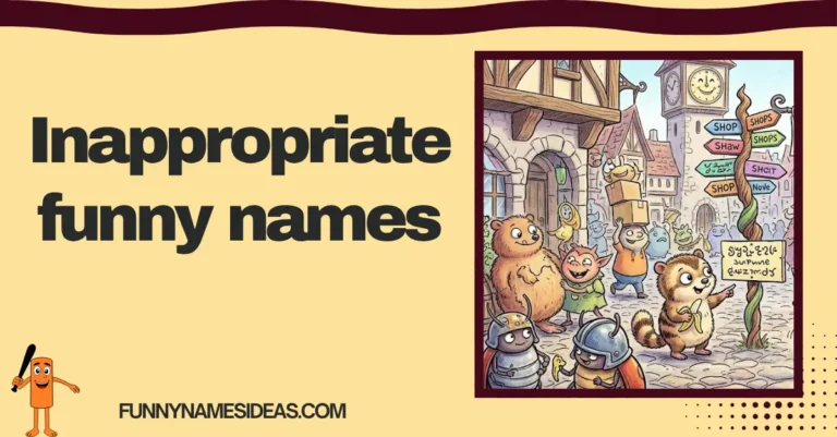 Inappropriate funny names